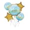 Blue Baby Boy 5-Piece Foil Balloon Bouquet